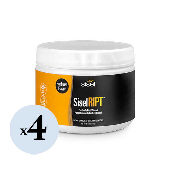 SiselRIPT™ Sunburst (4 Pack) - Pro-Grade Post-Workout