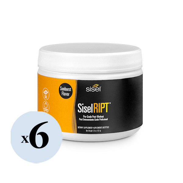 SiselRIPT™ Sunburst (6 Pack) - Pro-Grade Post-Workout