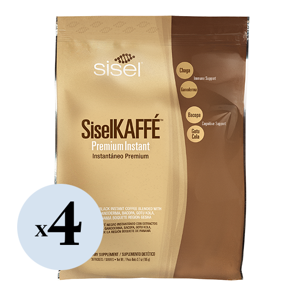 SiselKAFFÉ™ Premium Instant Coffee (4 Pack) - 