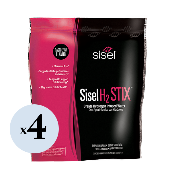 SiselH2STIX™ Raspberry (4 Pack) - Create Hydrogen Infused Water