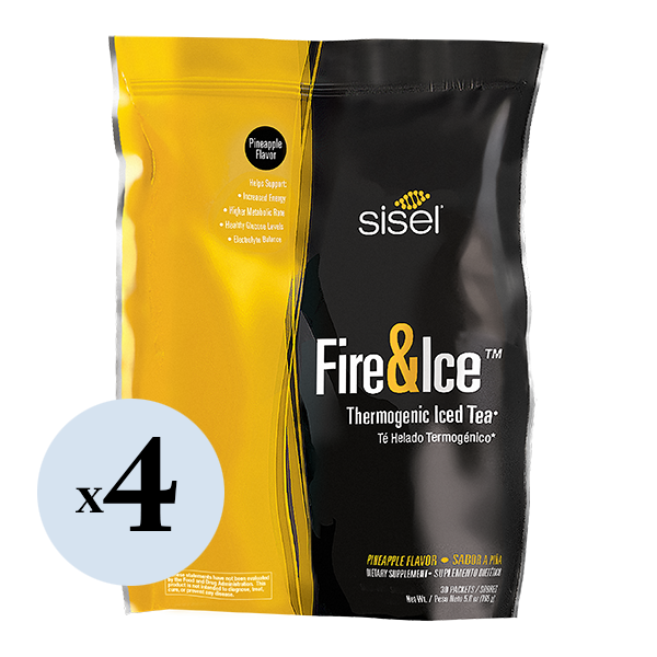Fire&Ice™ Pineapple (4 Pack) - Thermogenic Iced Tea