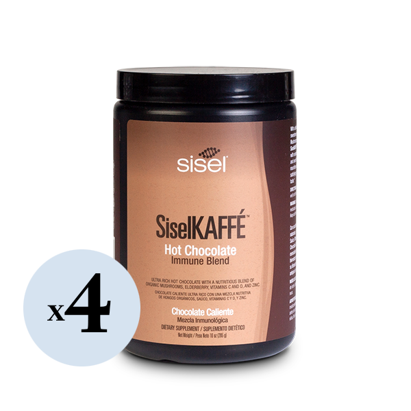 SiselKAFFÉ™ Hot Chocolate Immune Blend (4 Pack) - 