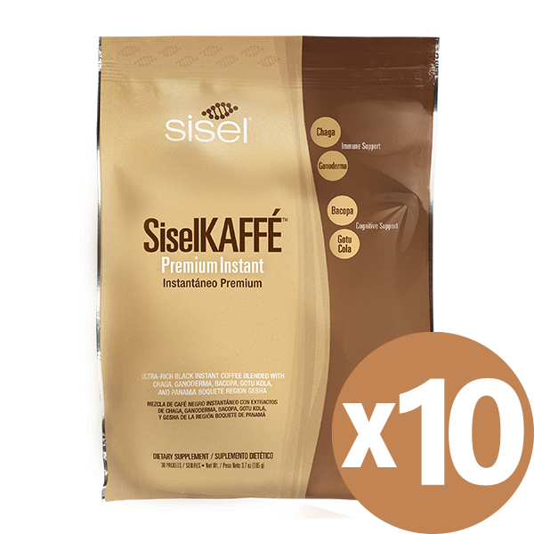 SiselKAFFÉ™ Premium Instant Coffee (10 Pack) - 