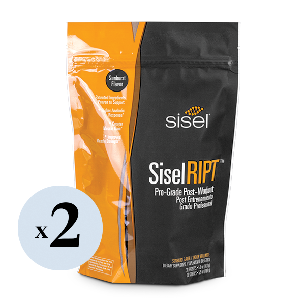 SiselRIPT™ Sunburst (2 Pack) - Pro-Grade Post-Workout