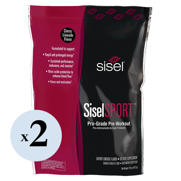 SiselSPORT™ Cherry Limeade (2 Pack) - Pro-Grade Pre-Workout
