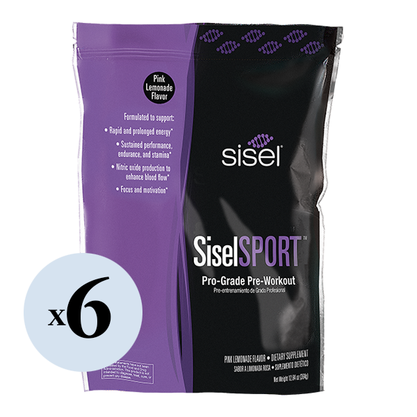 SiselSPORT™ Pink Lemonade (6 Pack) - Pro-Grade Pre-Workout