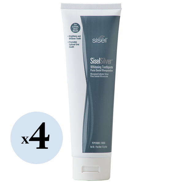 SiselSilver™ Whitening Toothpaste (4 Pack) - 