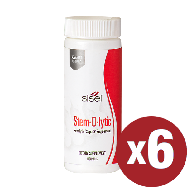 Stem•O•lytic™ (6 Pack) - Senolytic 'Super 8' Supplement